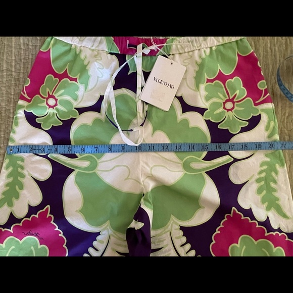 NWT $1,590 Valentino Garavani printed wide-leg trousers ,Size IT 42,US 6, ITALY - Picture 14 of 17